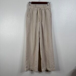 Urban Outfitters BDG‎ Cream Corduroy Wide Leg Pull On Pants Size Small